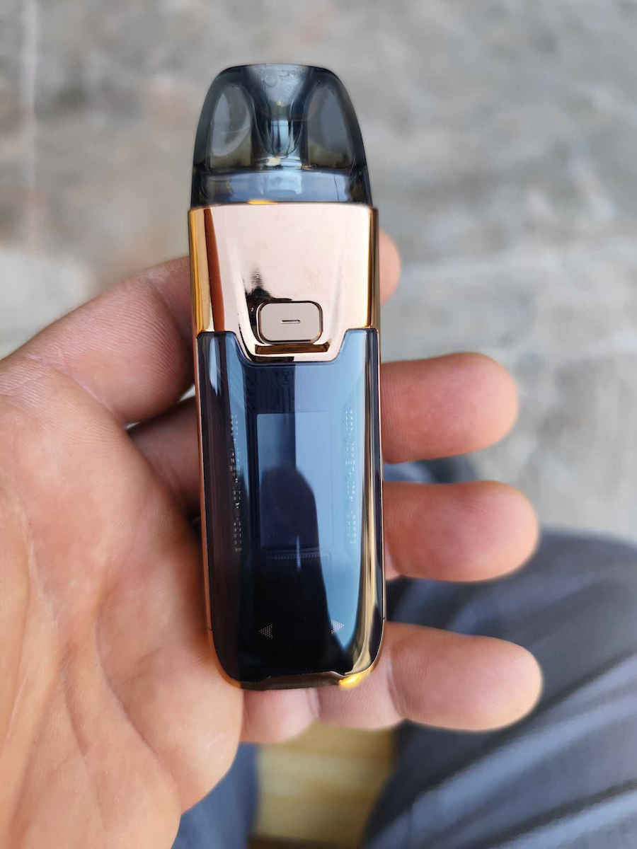 elfbar nachfüll pod läuft aus Vaporesso Lux Xr Max 2 Vaporesso Luxe XR Max 2 Dark Black Leather Pod Kit  Vaporesso Luxe Xr Max 80w Dual Mesh Coils 80W MAX 2 Pod System main image 0