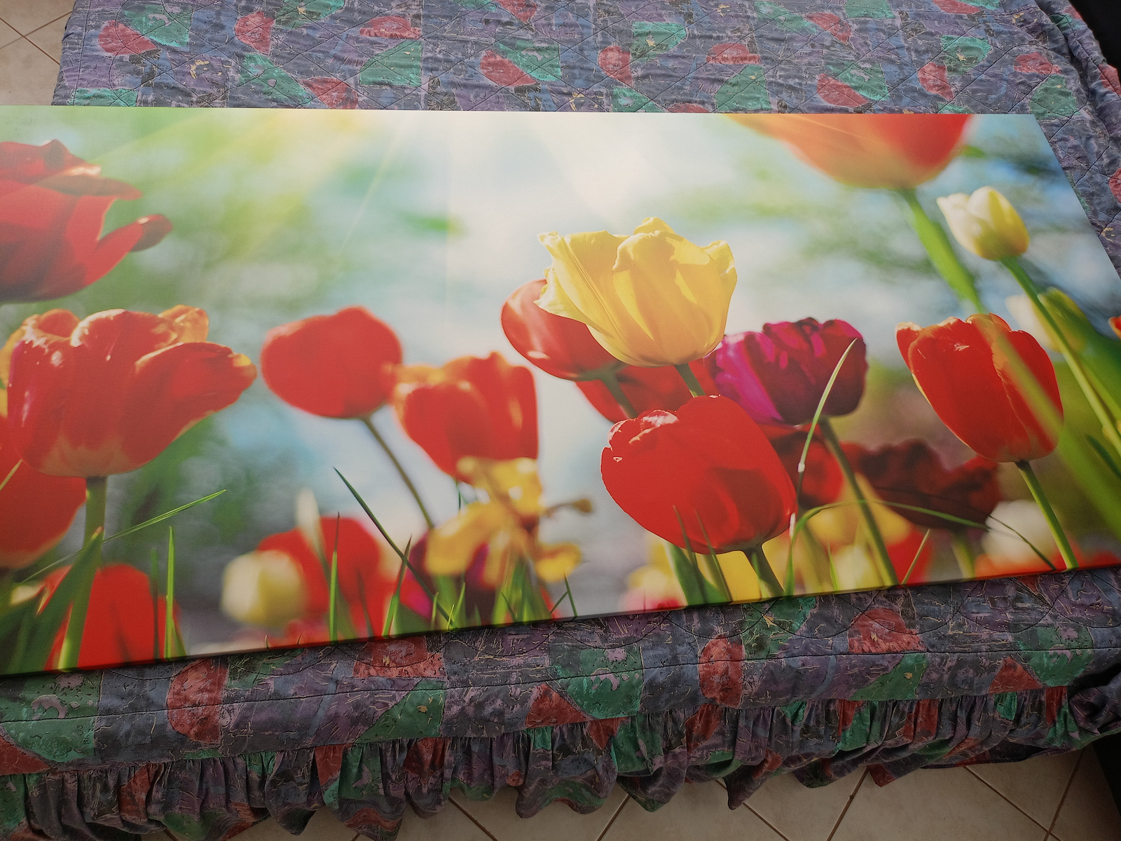 Tablou pe pânză Lalele 190cm X 95cm