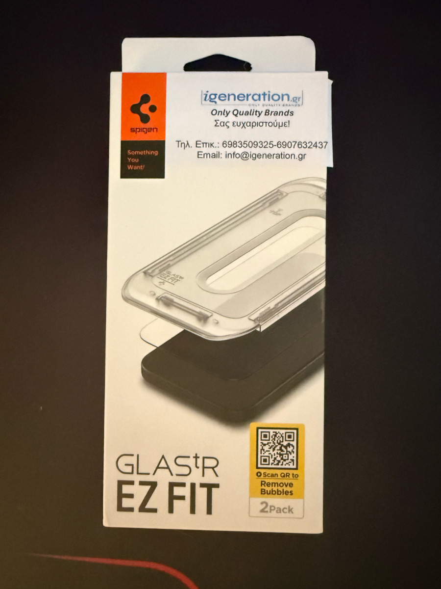 Spigen GLAS.tR EZ FIT Закалено Стъкло 2 Бройки iPhone 17 / 17 Pro / 16 Pro