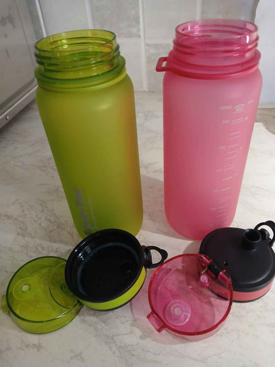 AlpinPro Αθλητικό Παγούρι Πλαστικό 650ml Ροζ
