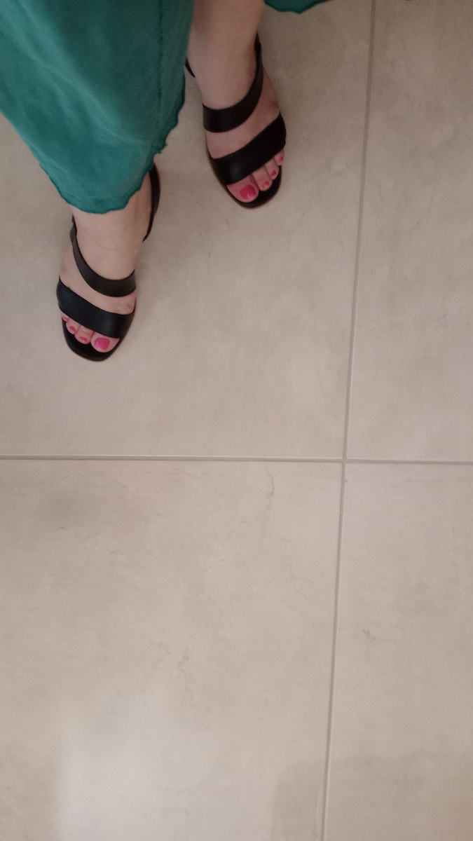 Leder Sandalen Beige