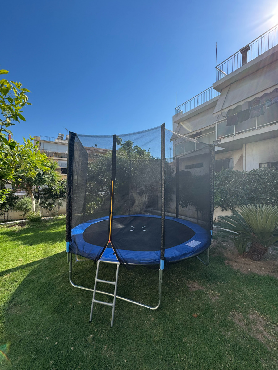 Dream House Trampolin Gymnastik Durchmesser 305cm mit Netz & Leiter