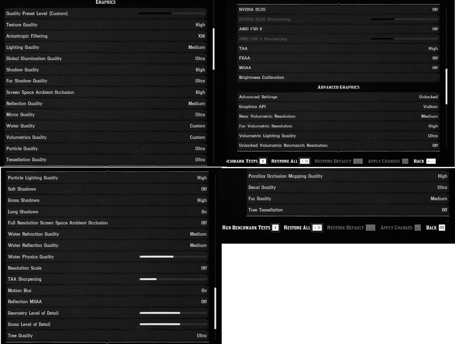 Nvidia Dlss Rdr2 Nvidia Settings Rx 5600 Xt Rdr2 Top