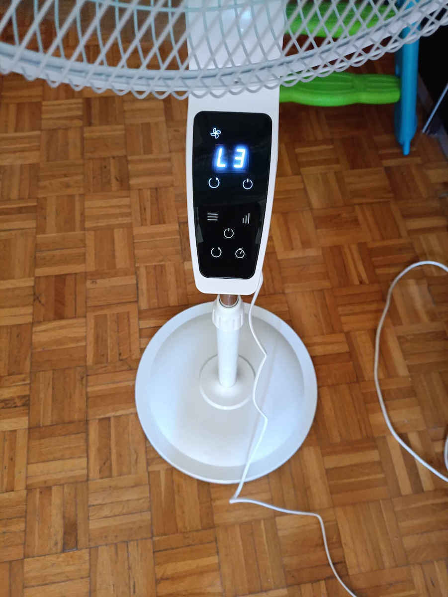 Cecotec Energysilence 620 Pedestal Fan 50W 40cm Diameter With Remote Control White