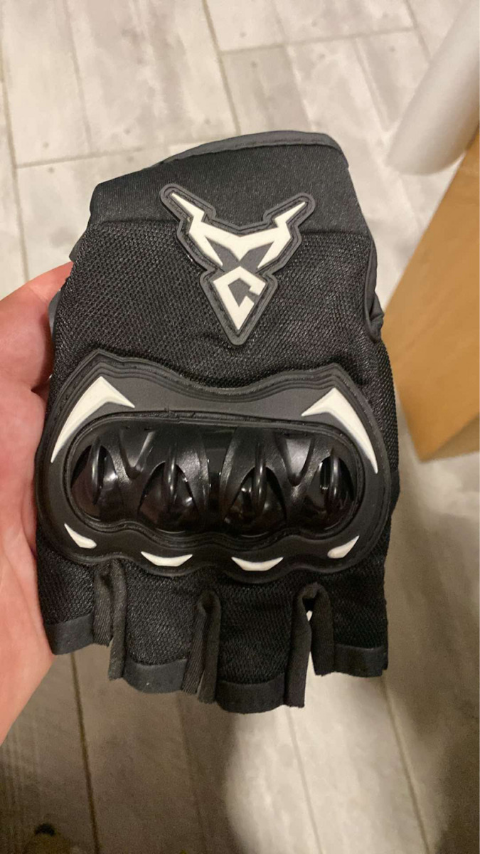 Summer Men's Motorcycle Gloves Black/Grey
