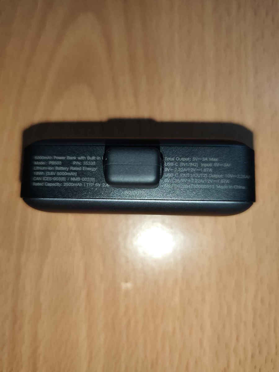 Ugreen PB503 Power Bank 5000mAh 20W Power Delivery Γκρι