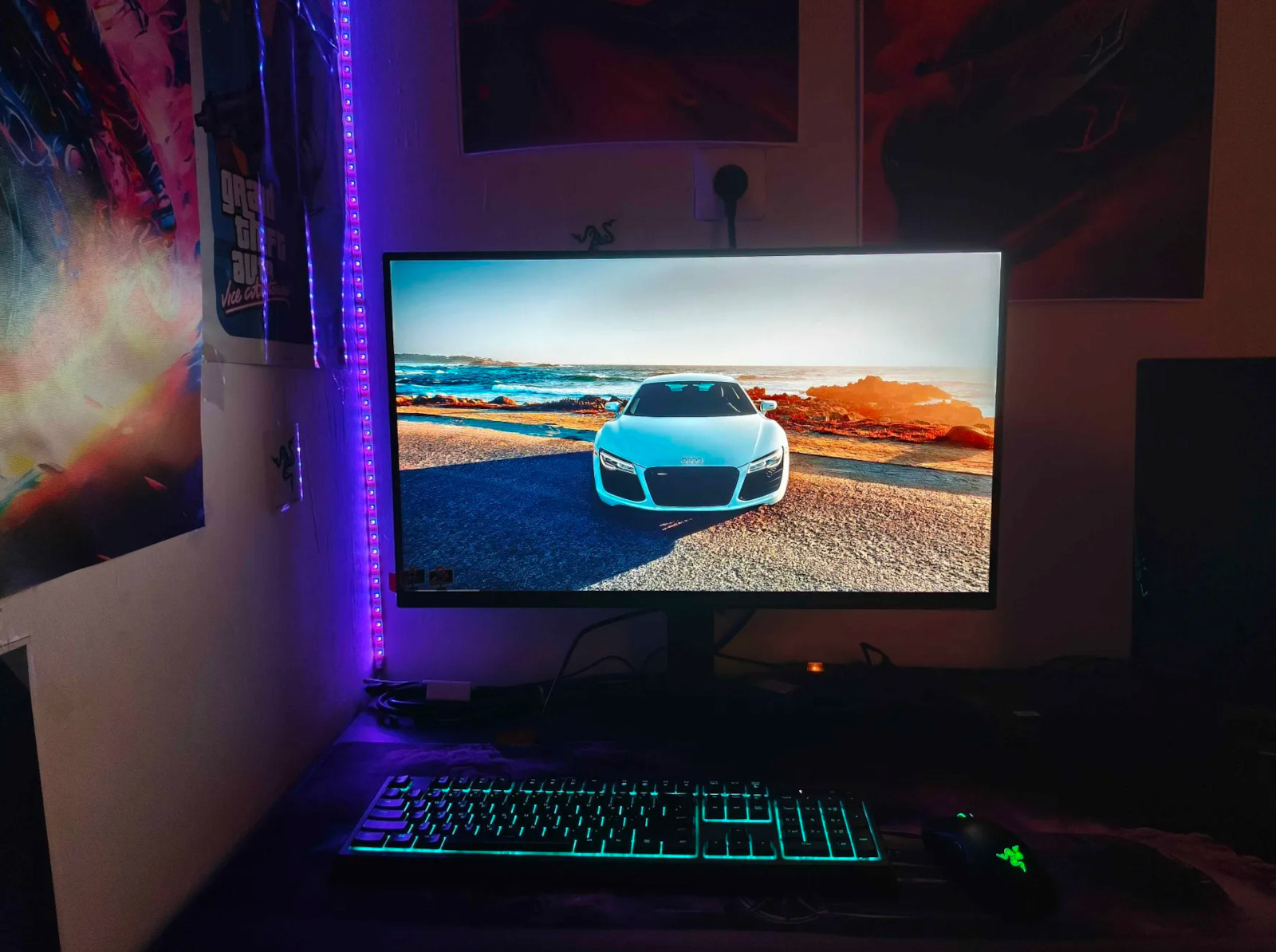 Samsung Odyssey G5 G50D IPS HDR Gaming Monitor 27" QHD 2560x1440 180Hz With Response Time 1ms GTG Silver