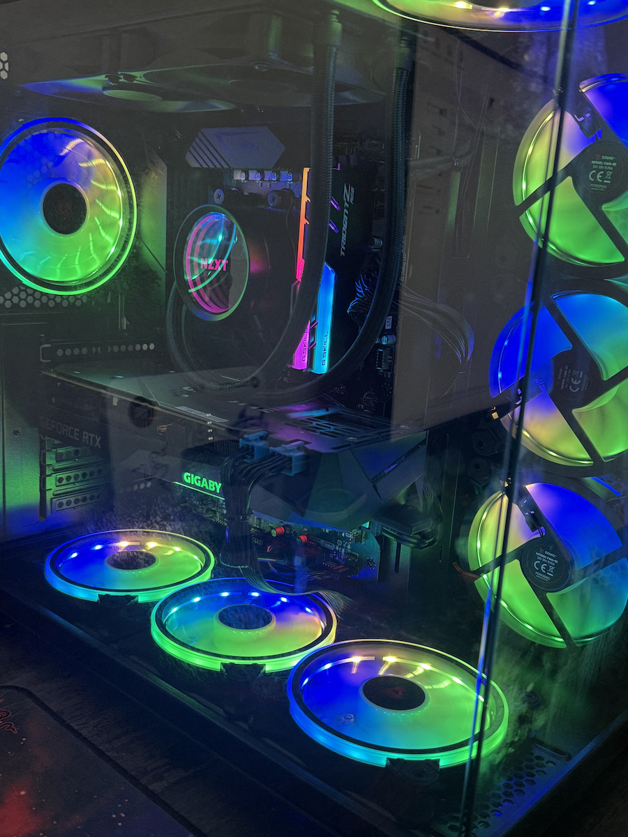1STPLAYER Megaview MV8-TP Gaming Midi Tower Κουτί Υπολογιστή με Πλαϊνό Παράθυρο Μαύρο