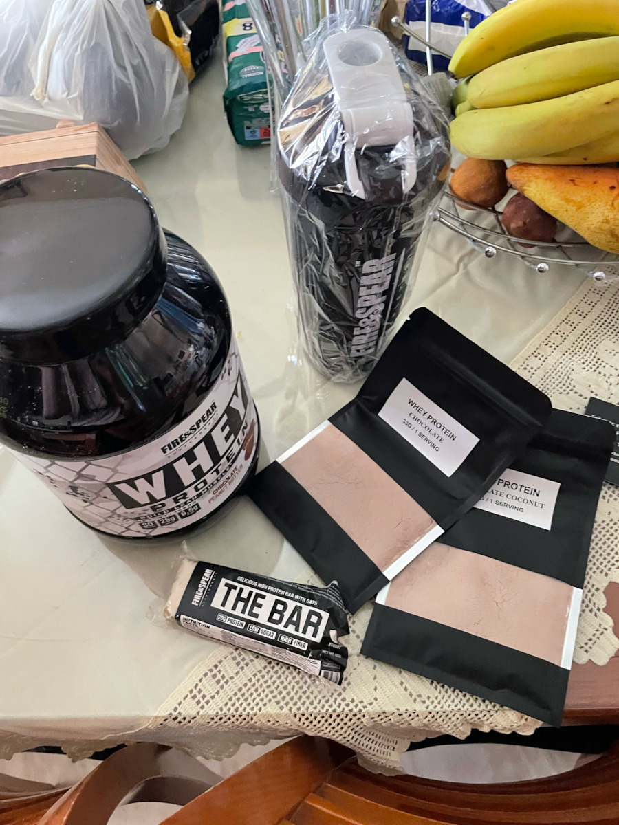 Fire & Spear Whey Protein Πρωτεΐνη Ορού Γάλακτος Χωρίς Γλουτένη με Γεύση Chocolate Peanut Butter 1kg