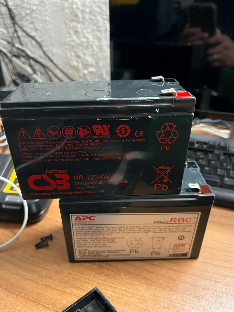 CSB HR1234W Baterie UPS cu Capacitate 9Ah și Tensiune 12V 1buc