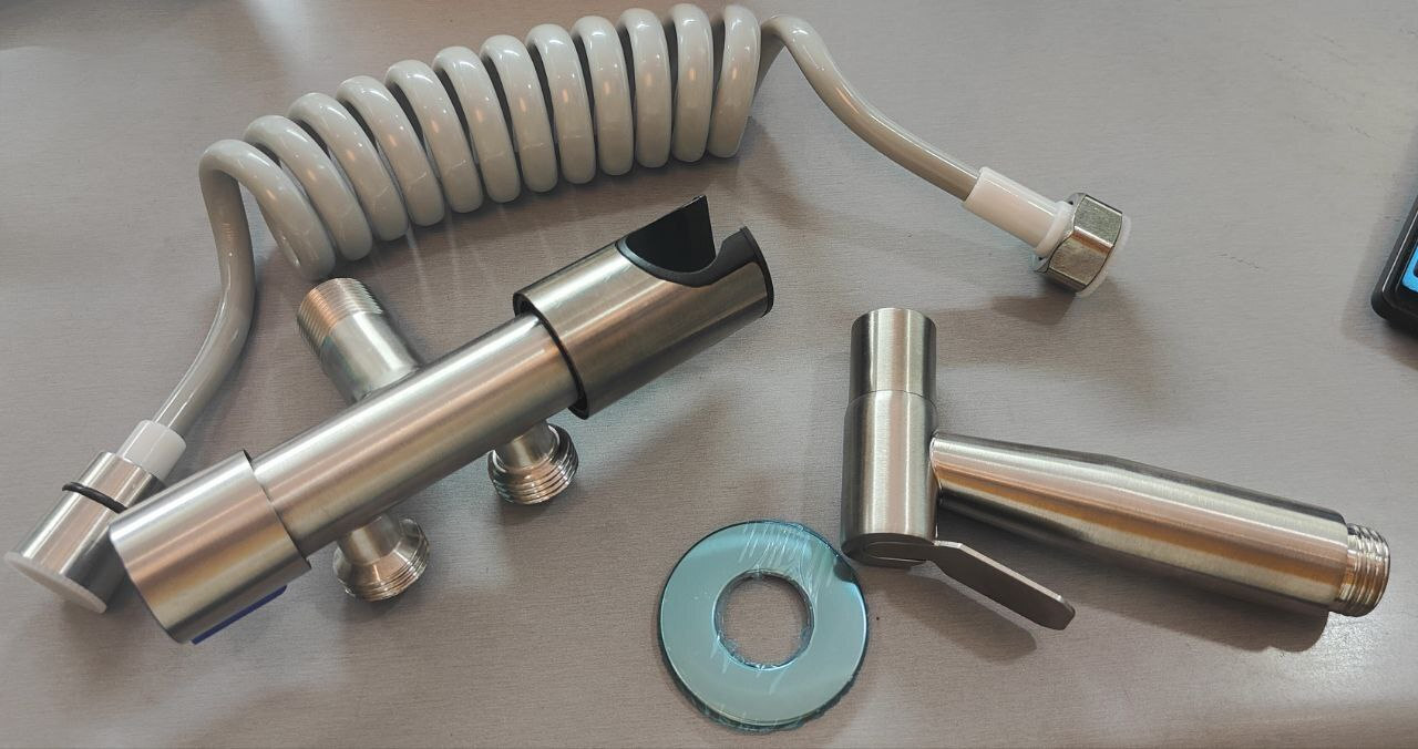 Bidet Set Silver