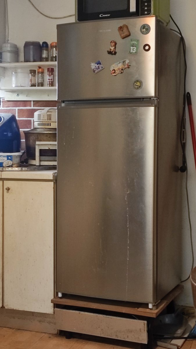 Morris Ψυγείο Δίπορτο 204lt Υ143xΠ55xΒ55εκ. Inox S89211DAP