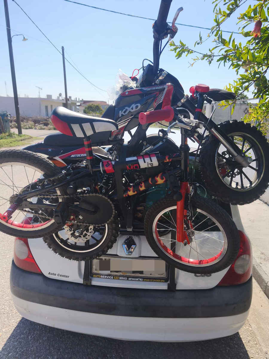 GC Accessories Voyager Βάση Πορτ μπαγκάζ Αυτοκινήτου για 3 Ποδήλατα