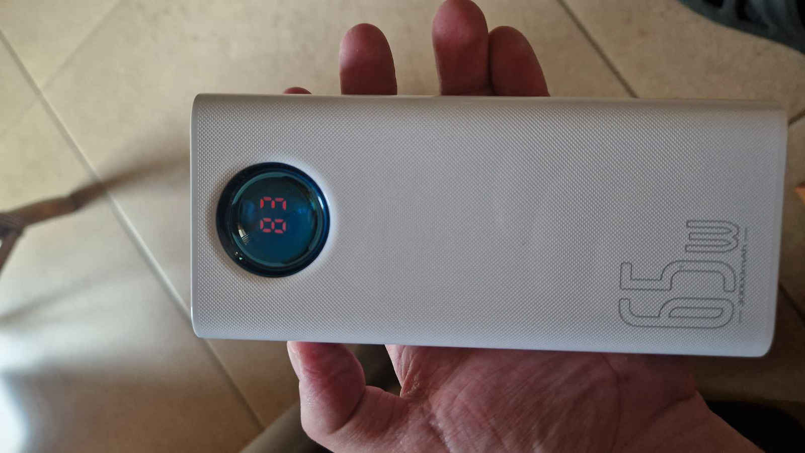Baseus Amblight Overseas Edition Power Bank 30000mAh 65W с 4 USB-A порта и USB-C порт Power Delivery Черен