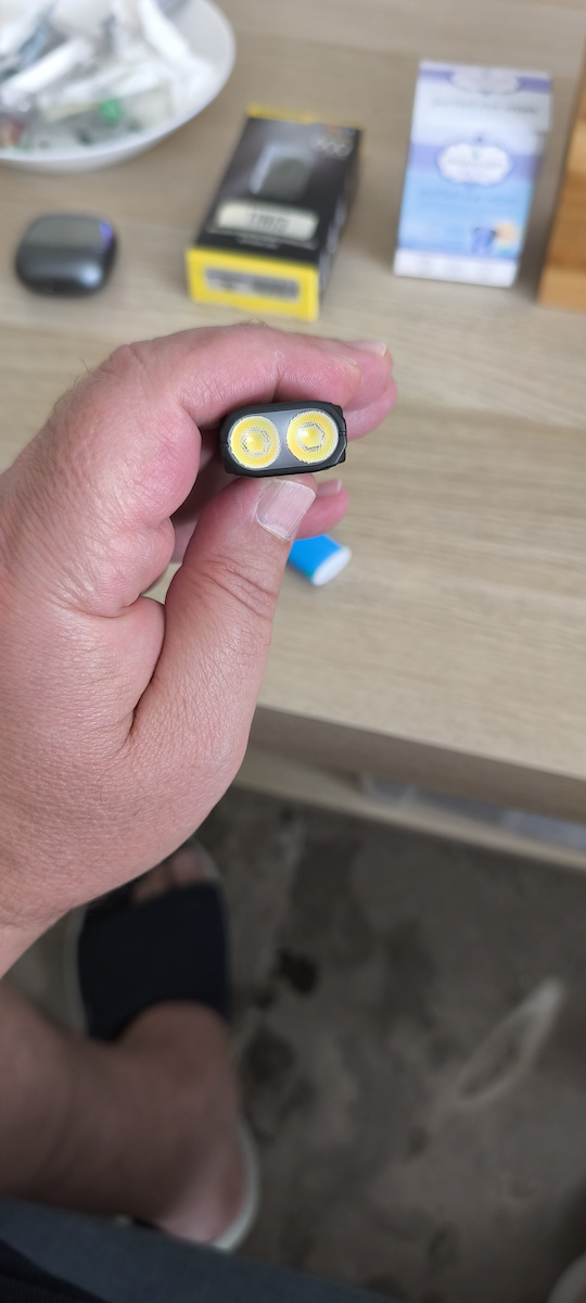 NiteCore Rechargeable Keychain Flashlight LED with Maximum Brightness 600lm Tini 3 Black