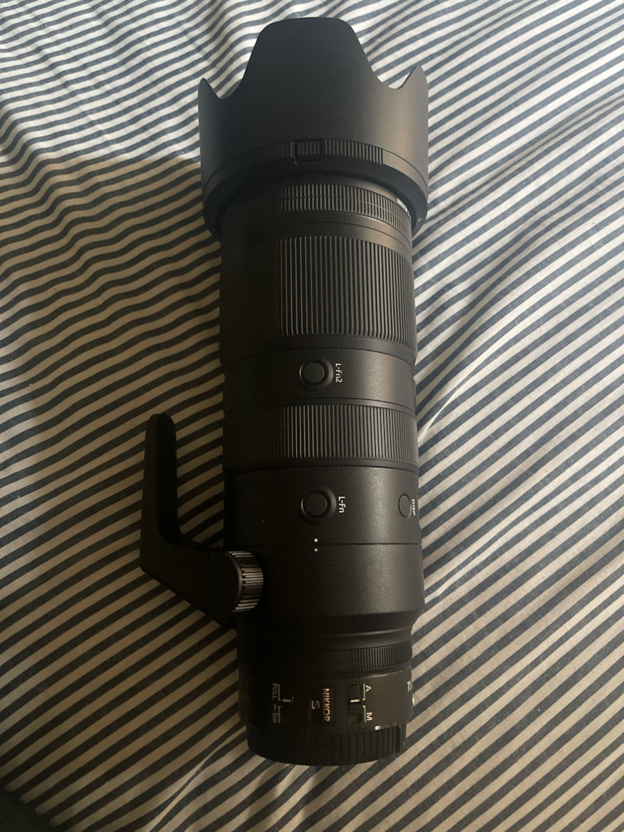 Nikon Full Frame Φωτογραφικός Φακός NIKKOR Z 70-200mm f/2.8 VR S Standard Zoom για Nikon Z Mount Μαύρος