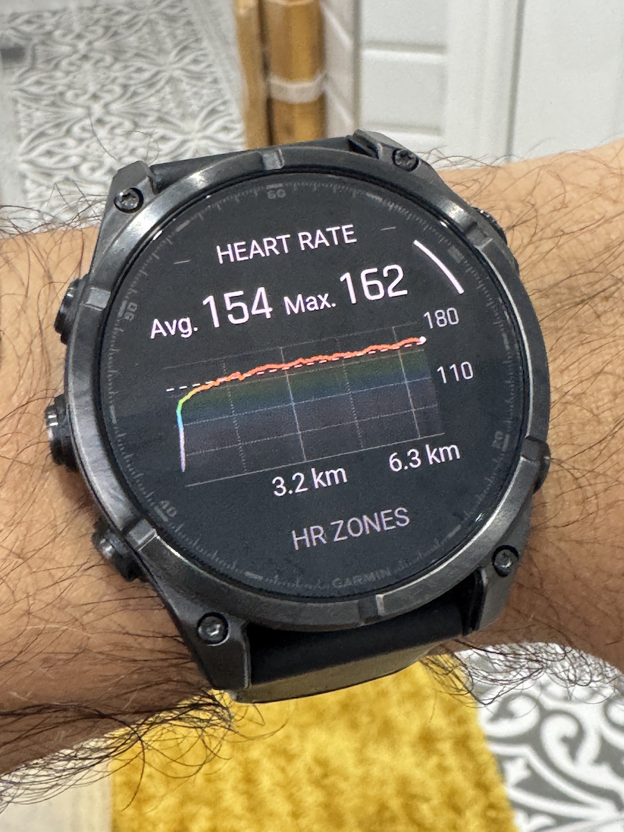 Garmin Fenix 8 Stainless Steel 43mm Waterproof Smartwatch with Heart Rate Monitor (Silver with Whitestone Silicone Band)