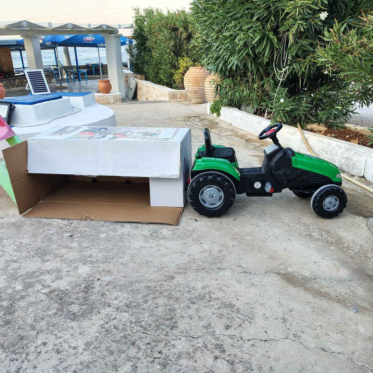 Παιδικό Τρακτέρ Mega Ποδοκίνητο με Πετάλι Πράσινο