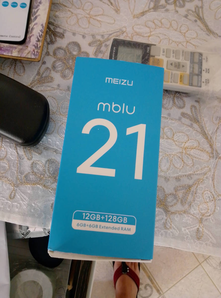 Meizu Mblu 21 Dual SIM (6/128GB) Μαύρο