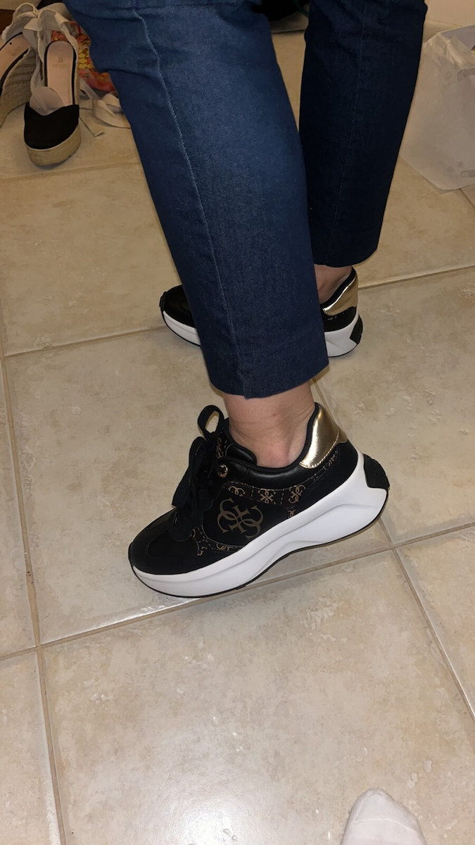 Luckei Adidași Chunky Pentru Femei Negri