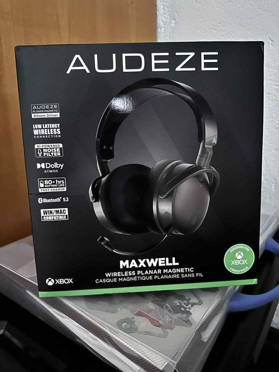 Audeze Maxwell Drahtloses Über Ohr Gaming-Headset mit Konnektivität 3,5 mm für XBOX