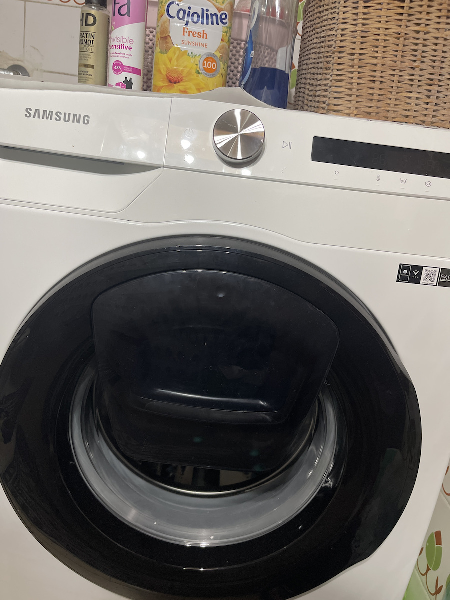 Samsung Πλυντήριο Ρούχων 8kg με Τεχνολογία Ατμού 1400 Στροφών Ecobubble WW80T554DAW/S6
