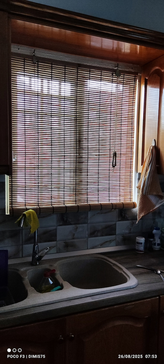 Freebox Ε-0086 Shade Blind Bamboo Beige L90xH180cm