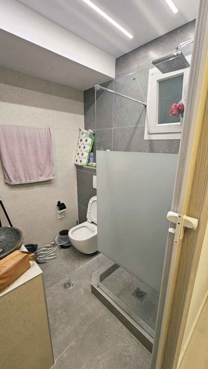 Karag Free 1 Shower Screen for Shower 70x185cm Serigrafato Chrome