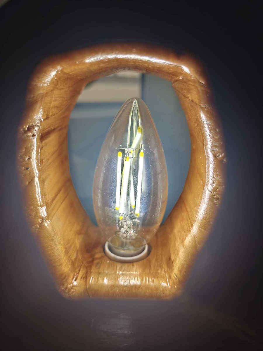 Adeleq Bec LED 4W 98mm pentru Soclu E14 și Formă C35 Alb rece 440lm