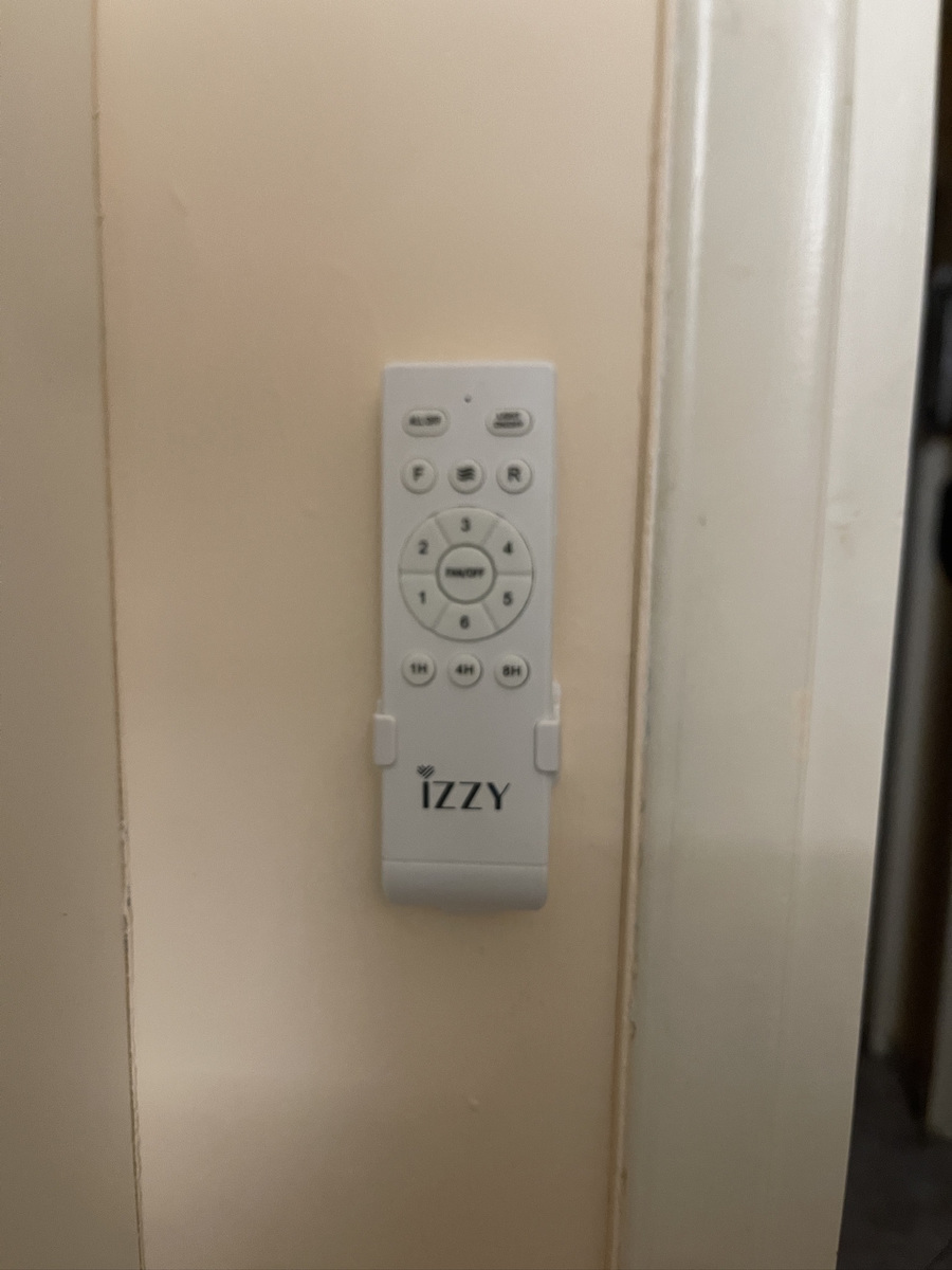 Izzy IZ-9032 Ventilator de Tavan 132cm cu Lumină Alb