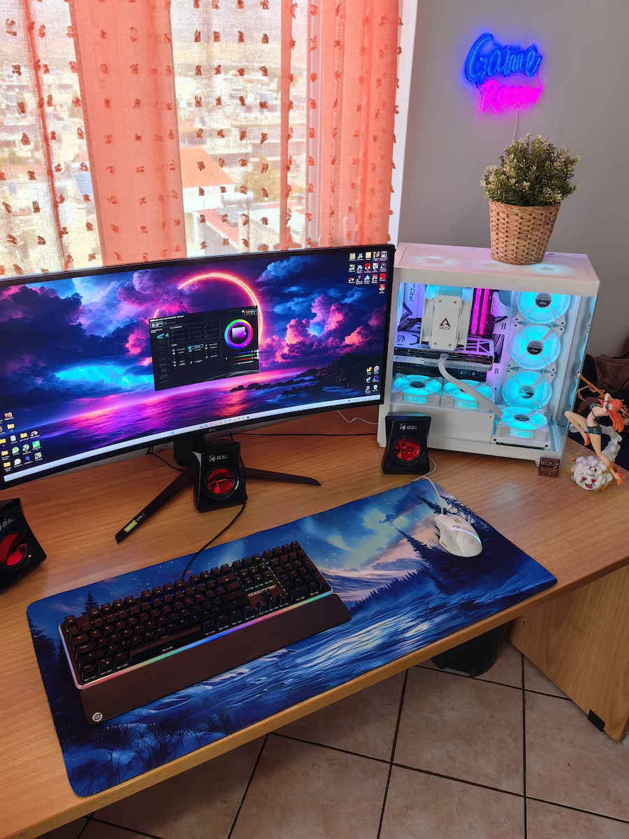 LG UltraGear 34GN850P-B Ultrawide Nano IPS HDR Curved Gaming Monitor 34" QHD 3440x1440 144Hz με Χρόνο Απόκρισης 1ms GTG