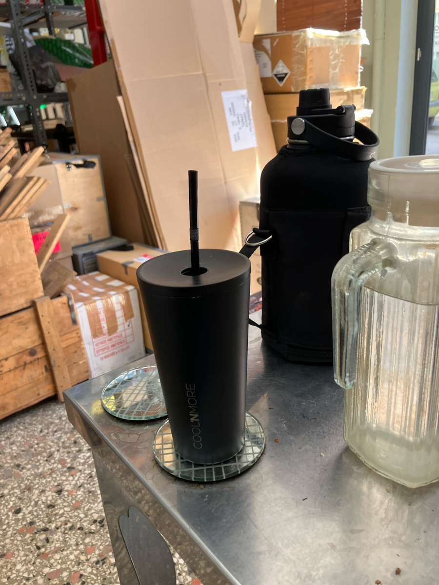 Hydro Flask All Around Tumbler Plastic Thermos Bottle 473ml Trillium with Straw