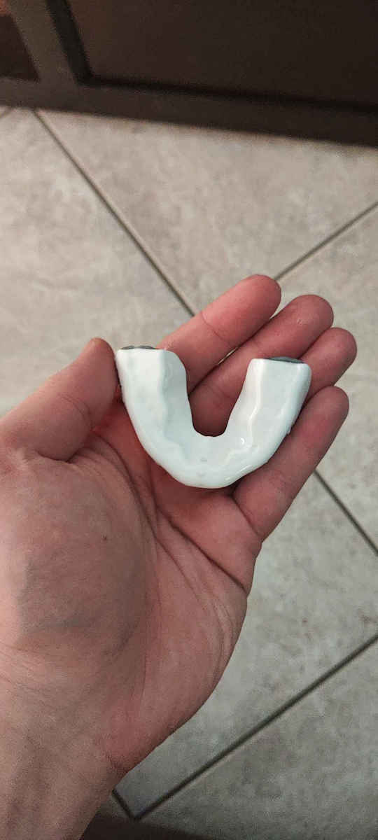 Opro UFC Silver Protective Mouth Guard Senior Black