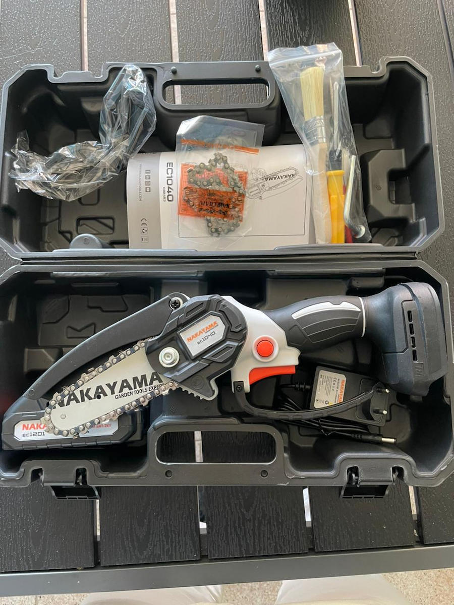 Nakayama EC1040 Κλαδευτικό Αλυσοπρίονο Μπαταρίας 1x2Ah Brushless 21V 0.825kg με Λάμα 10cm