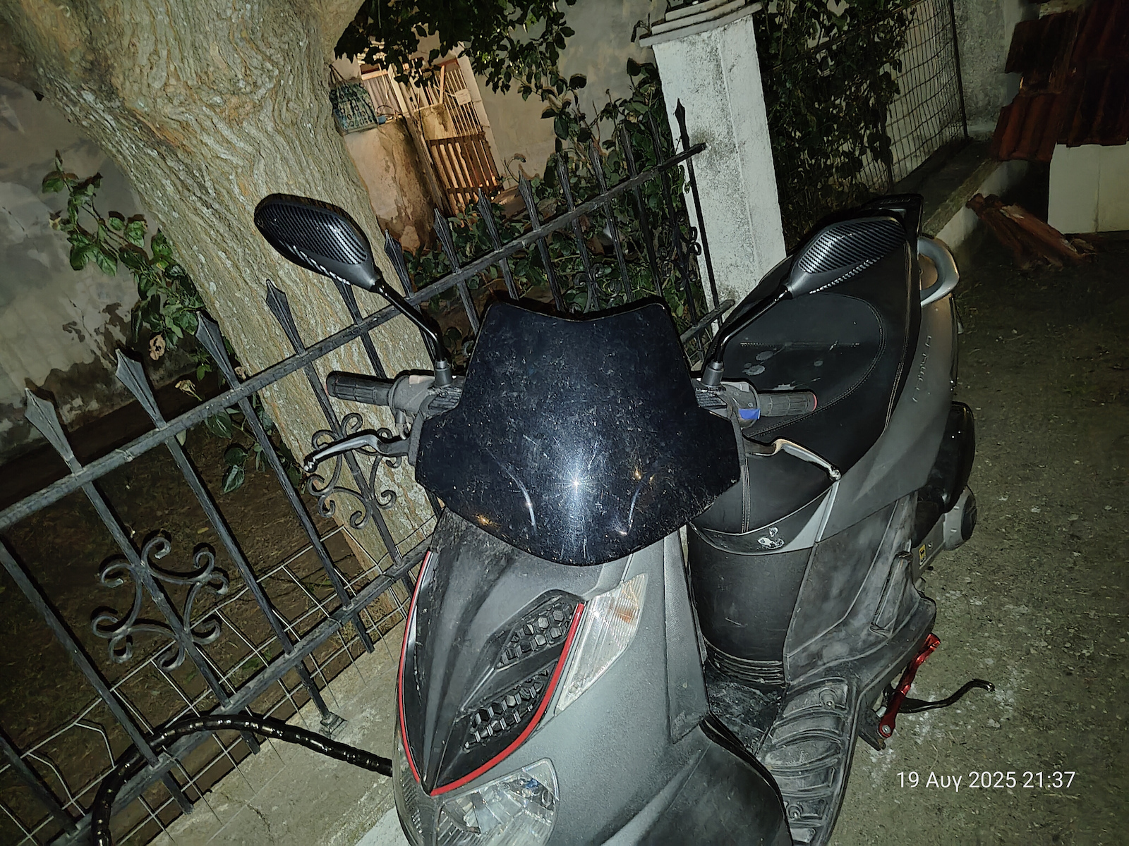 Motorcycle Mirrors 2pcs Black
