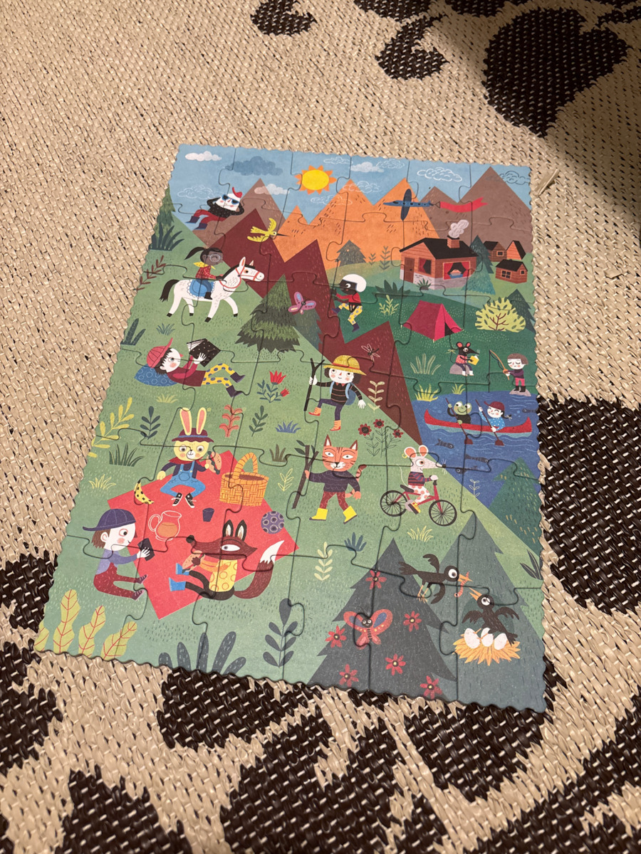 Παιδικό Puzzle Lets Go to the Mountain για 3+ Ετών 36pcs Londji