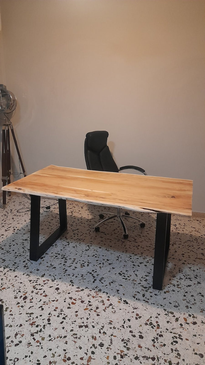 Sofia Маса За Трапезария От Масивно Дърво Акация 160x92x78см