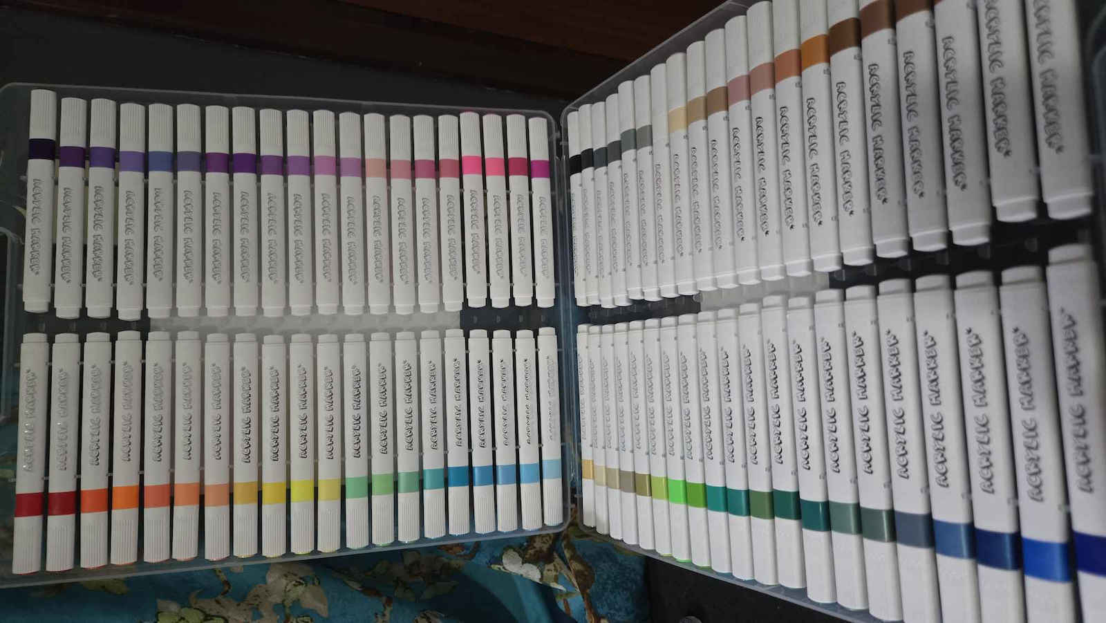 Acrylic Single-Sided Markers Set 80pcs Kh-03929