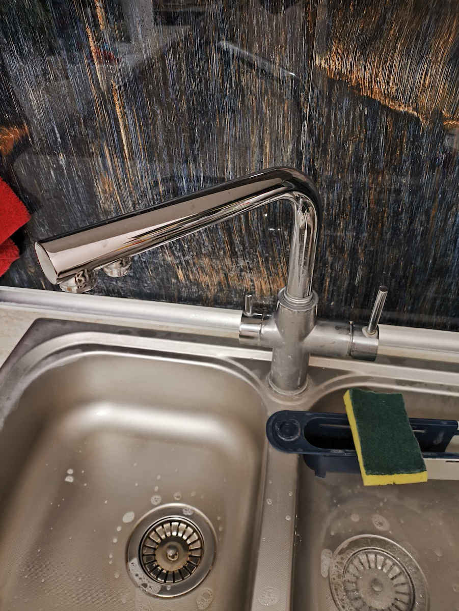 Karag Praxis Kitchen Faucet Counter Silver