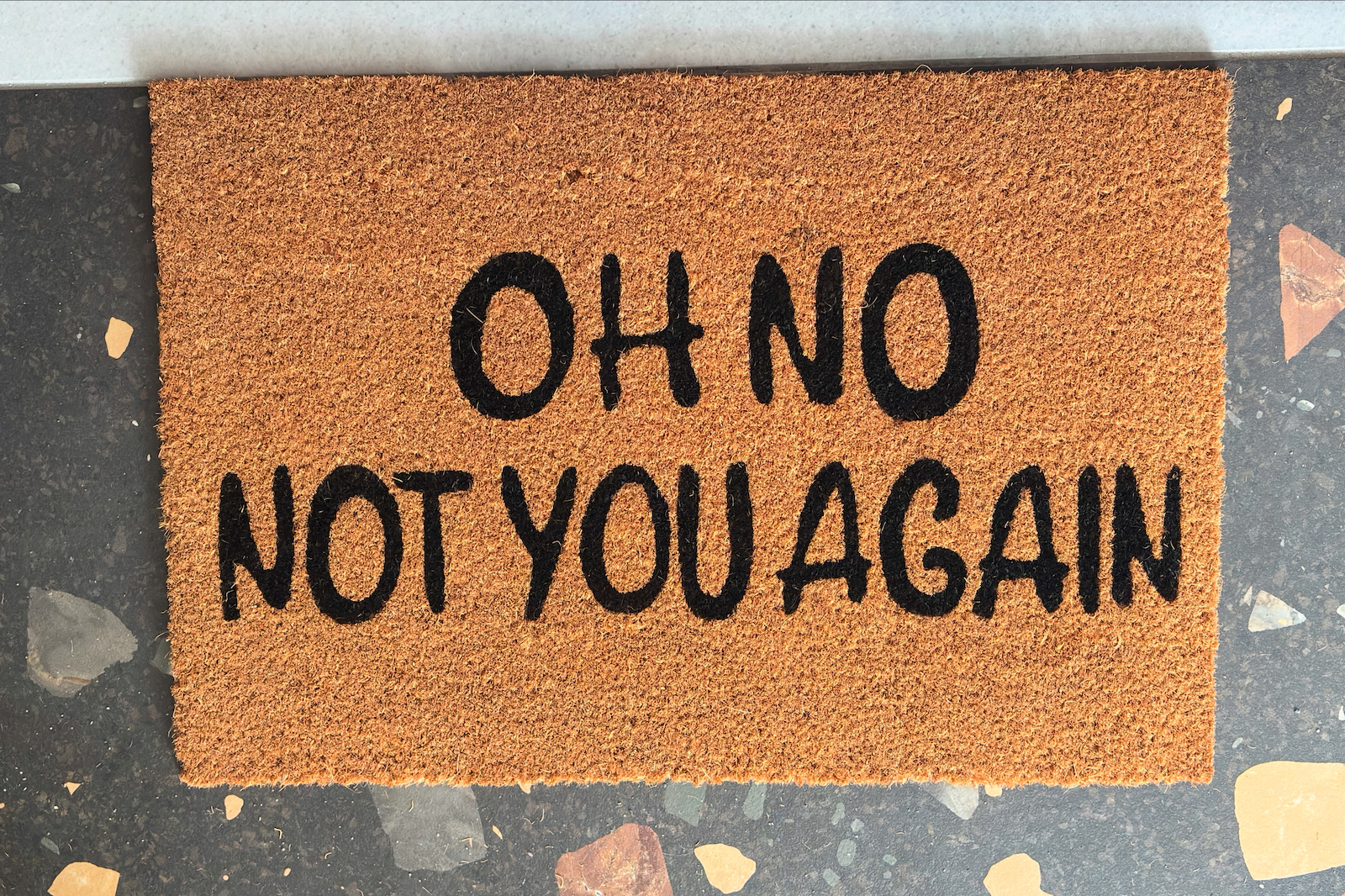 Relaxdays Entrance Mat made of Rubber Brown 40x60cm