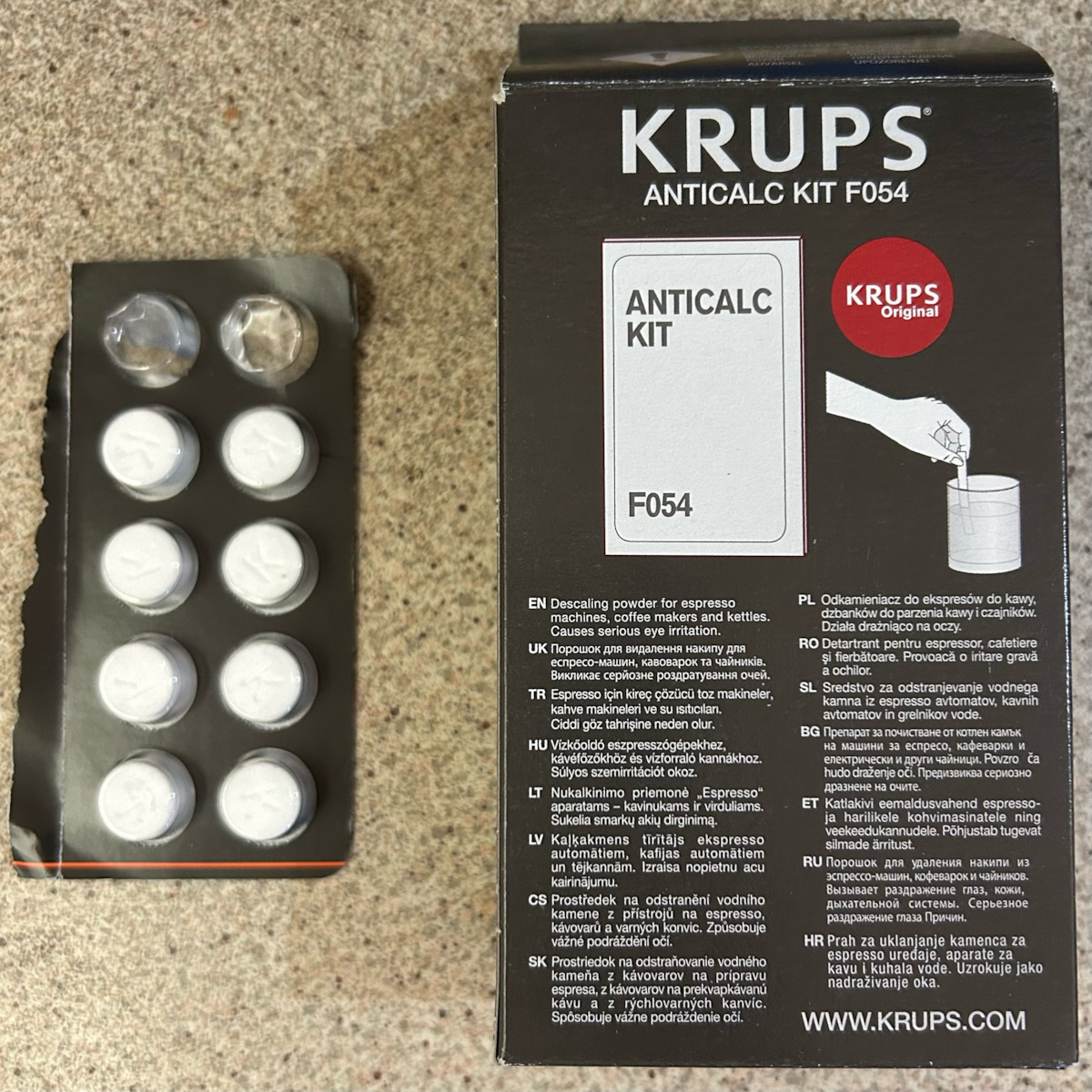 Krups Intuition Automatische Espressomaschine 1450W Druck 15bar mit Mahlwerk Schwarz