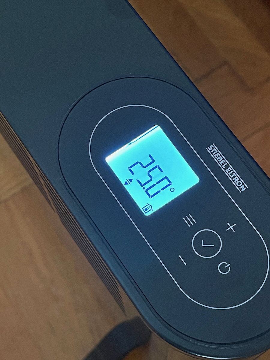 Stiebel Eltron CNS 2000 Plus LCD Move Convector Heater Floor 2000W with Electronic Thermostat 73.8x52.4cm White