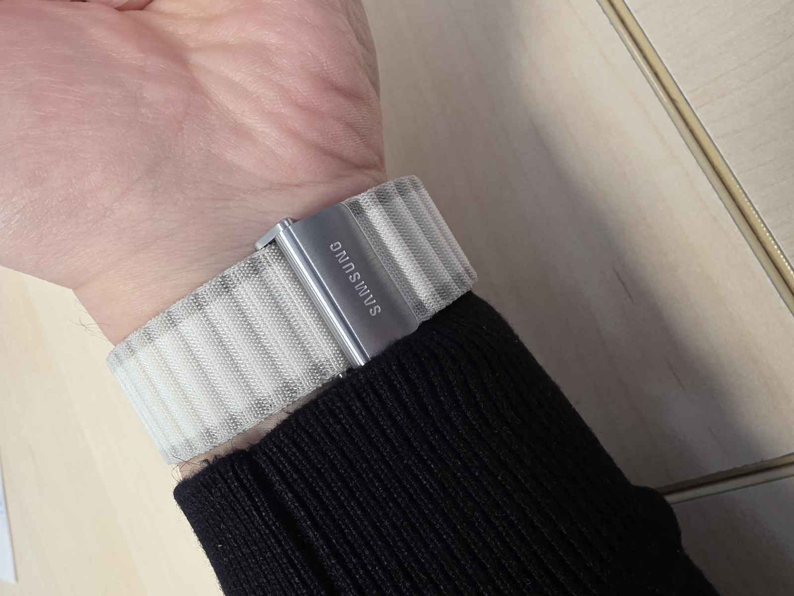 Samsung Curea Piele Alb (Galaxy Watch Ultra)