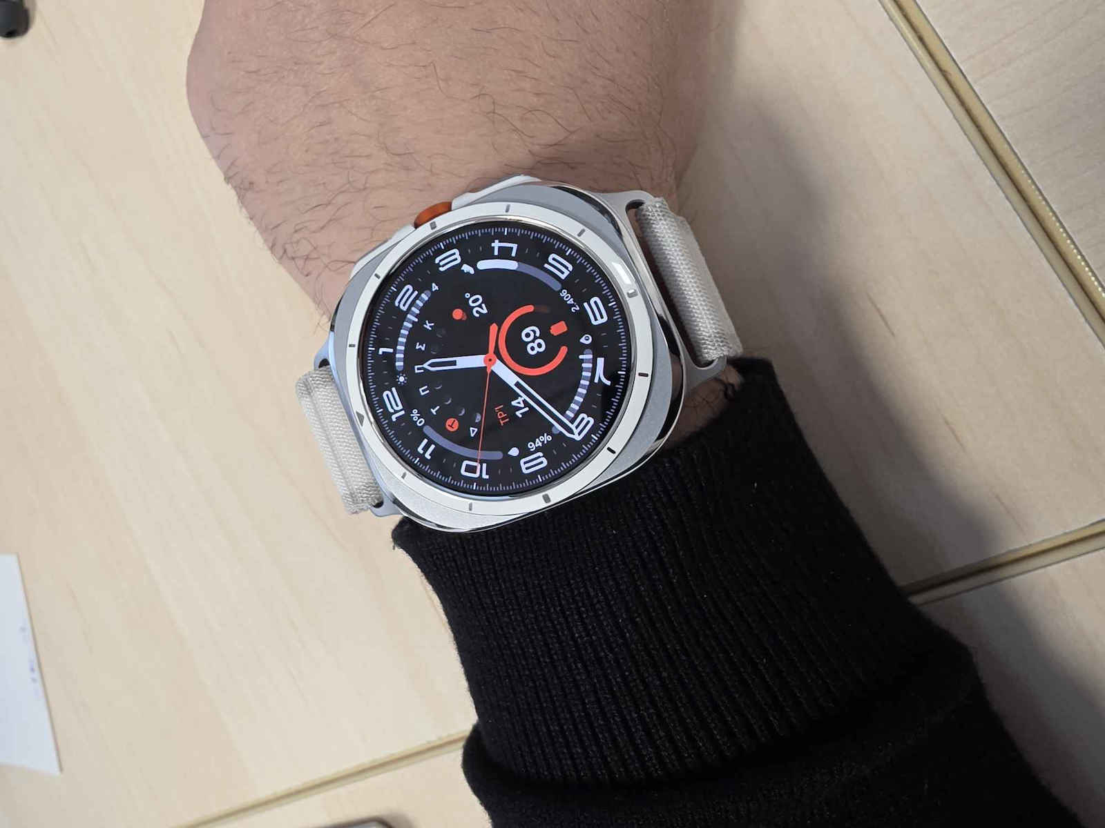 Samsung Curea Piele Alb (Galaxy Watch Ultra)