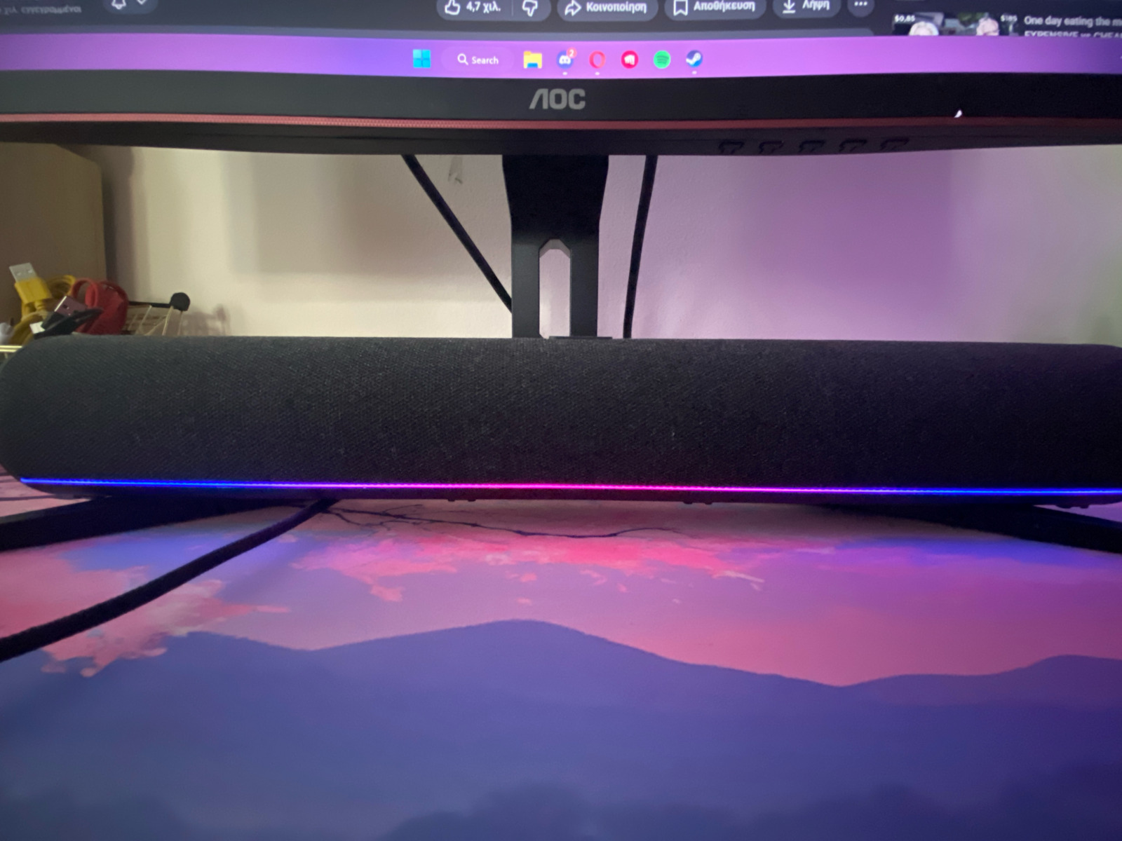 Xiaomi Desktop Speaker Безжични компютърни тонколони Компютърни тонколони 2.0 с RGB осветление и Bluetooth в Черен цвят