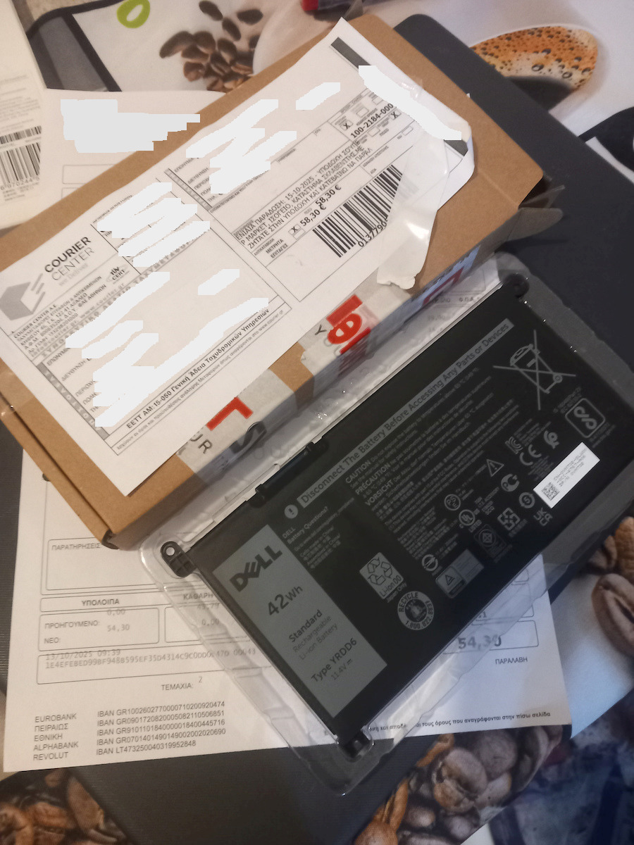 Μπαταρία Laptop Battery Dell Inspiron Vostro 3500 Yrdd6 Oem Κωδ.1-bat0409