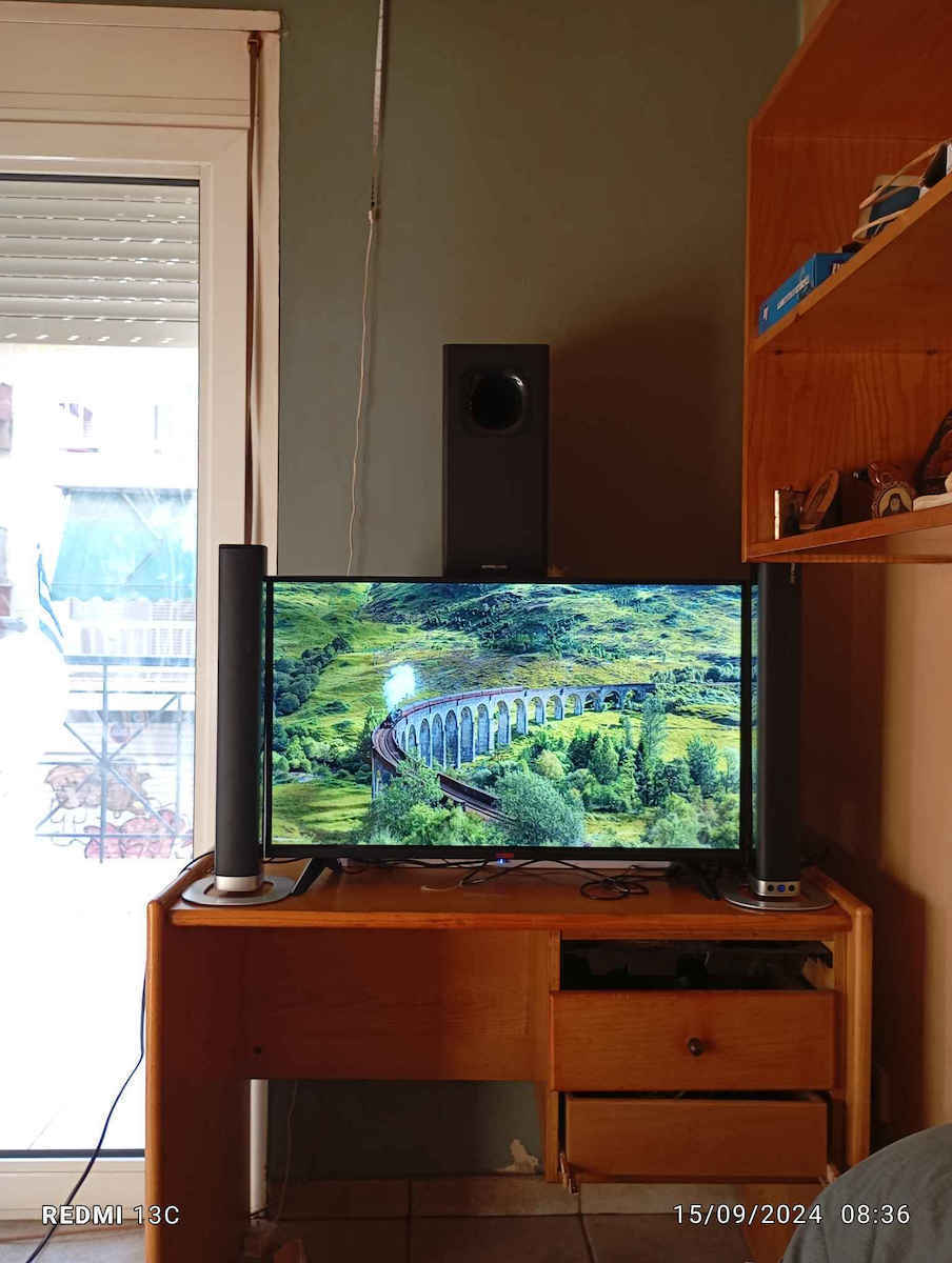 Crystal Audio CASB240 Soundbar 2.1 Bluetooth 240W με Τηλεχειριστήριο Μαύρο