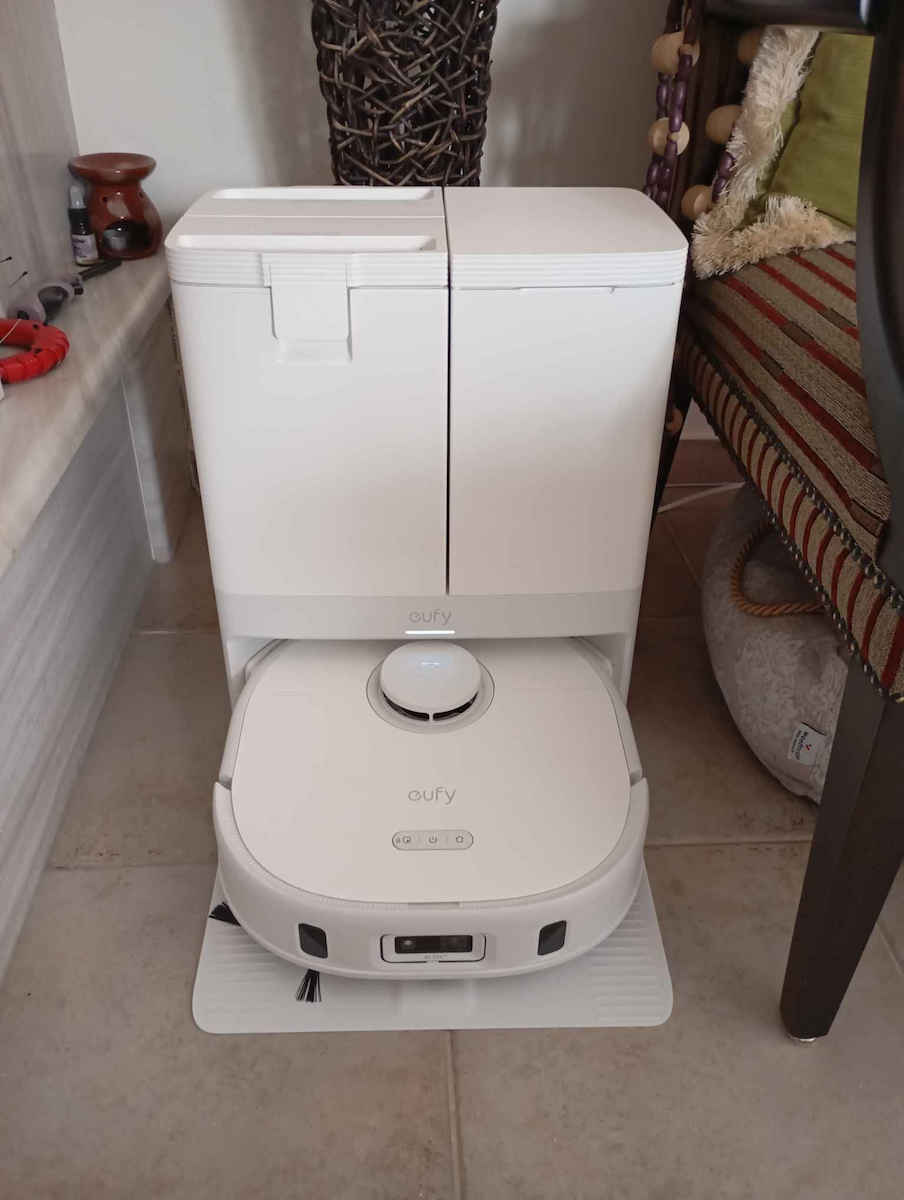 Eufy X10 Pro Omni Roboter-Staubsauger mit Laser-Kartierung und 8000Pa Saugkraft Schwarz
