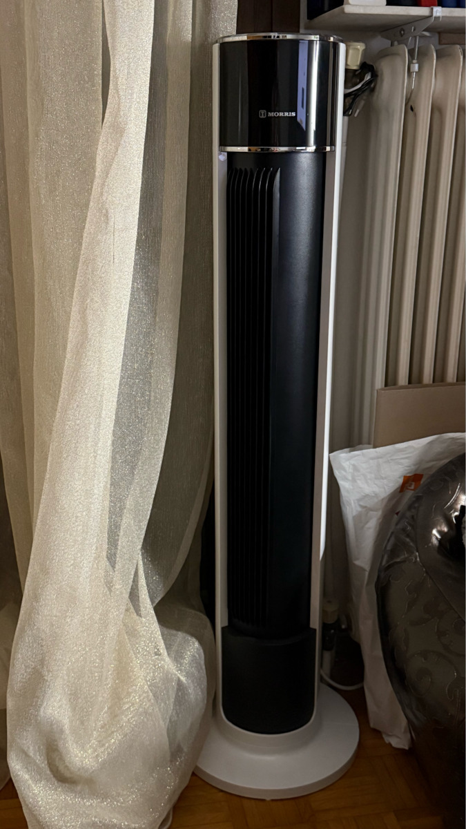Morris Tower Fan 45W with Remote Control White