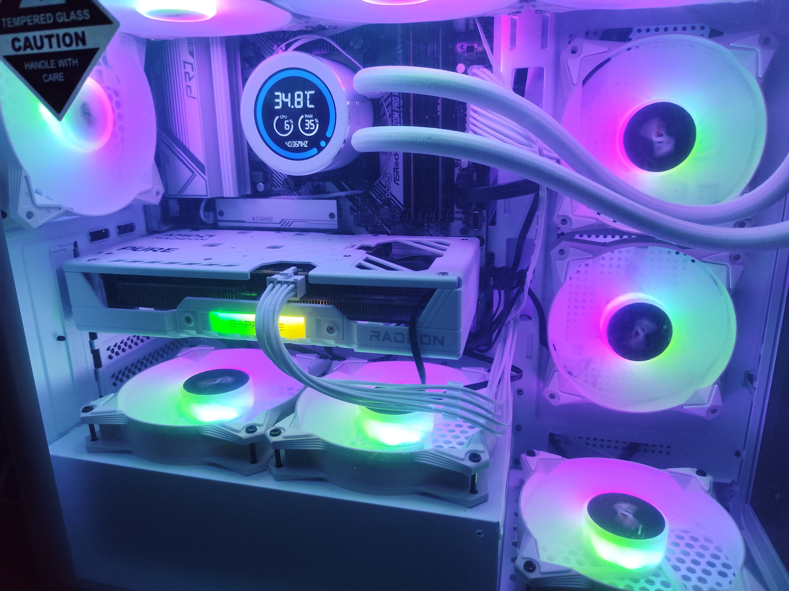 Darkflash DN-D360 Water Cooling AIO CPU With 3 Fans 120mm And ARGB Lighting